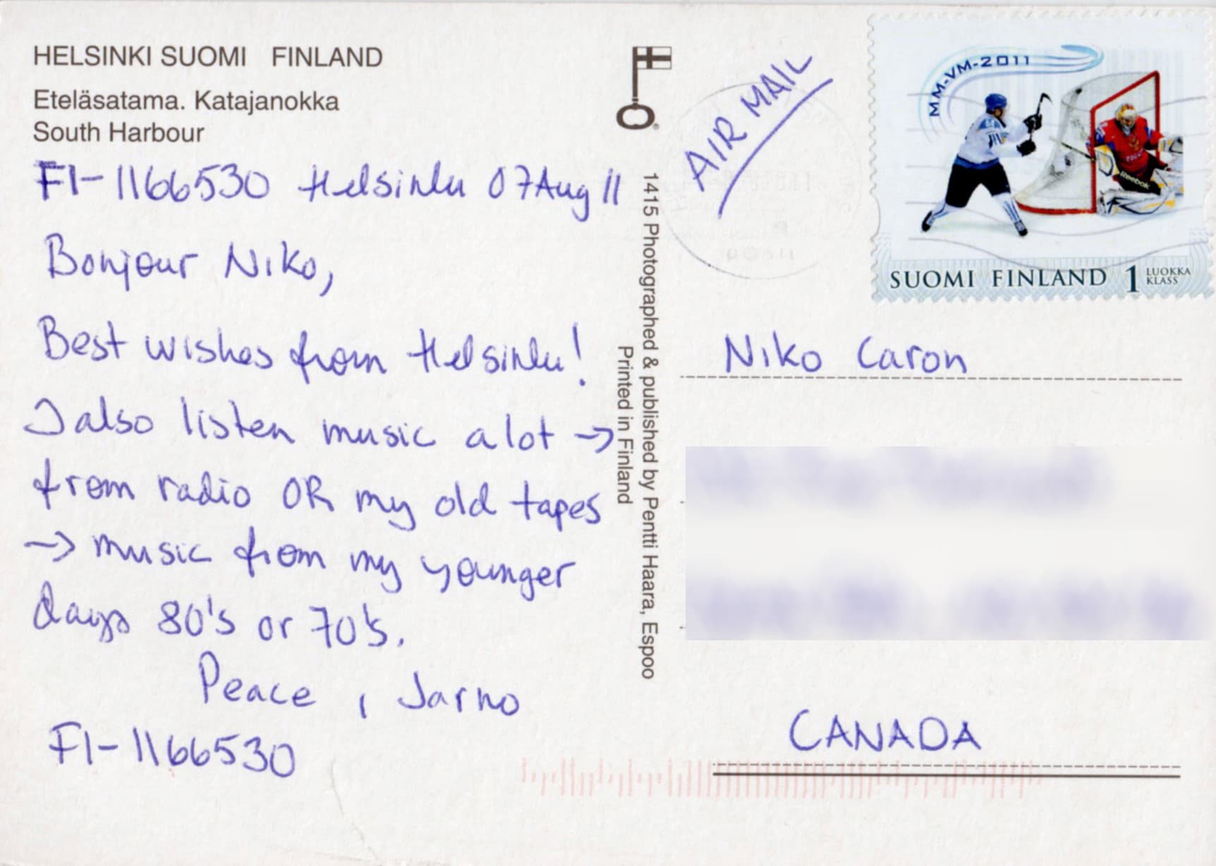 Finland card back 7