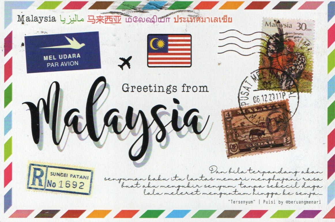 Malaysia card front 0
